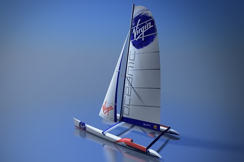 Virgin Oceanic mother ship Cat. © Virgin Oceanic www.virginoceanic.com